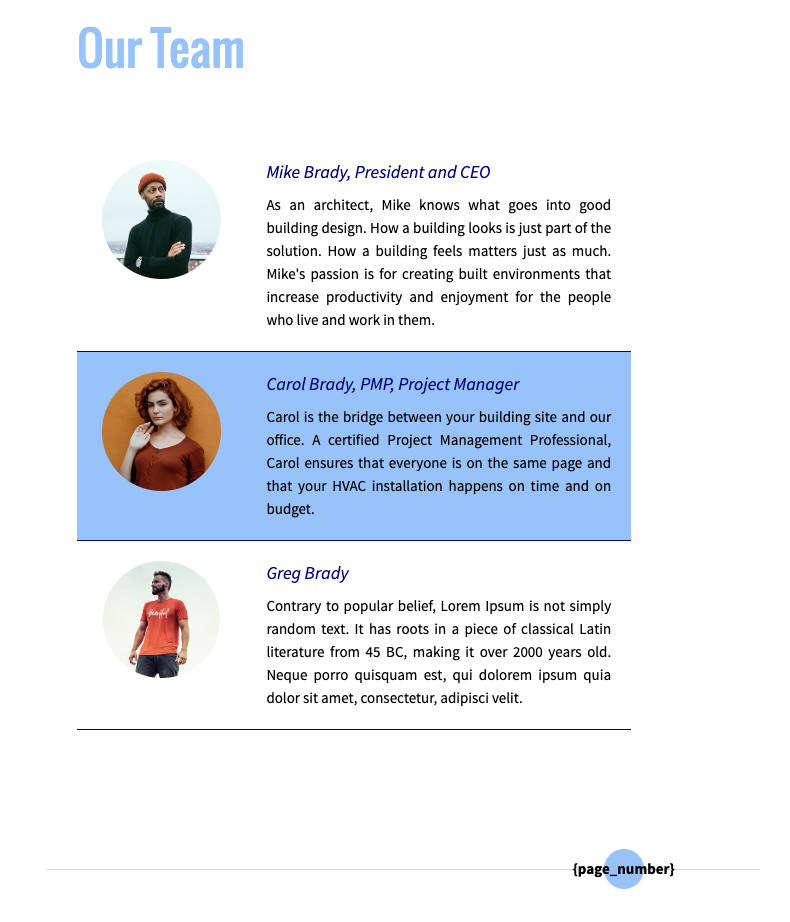 HVAC Proposal Template